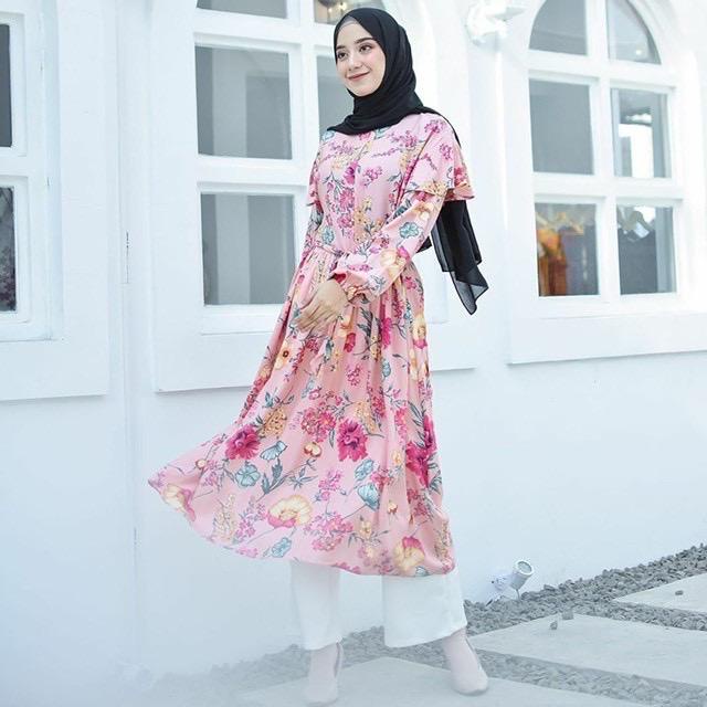 1KG MUAT 5PCS | ELTAZA TUNIK RAYON VISCOSE PREMIUM HIGH QUALITY HITS OOTD SELEBGRAM FASHION