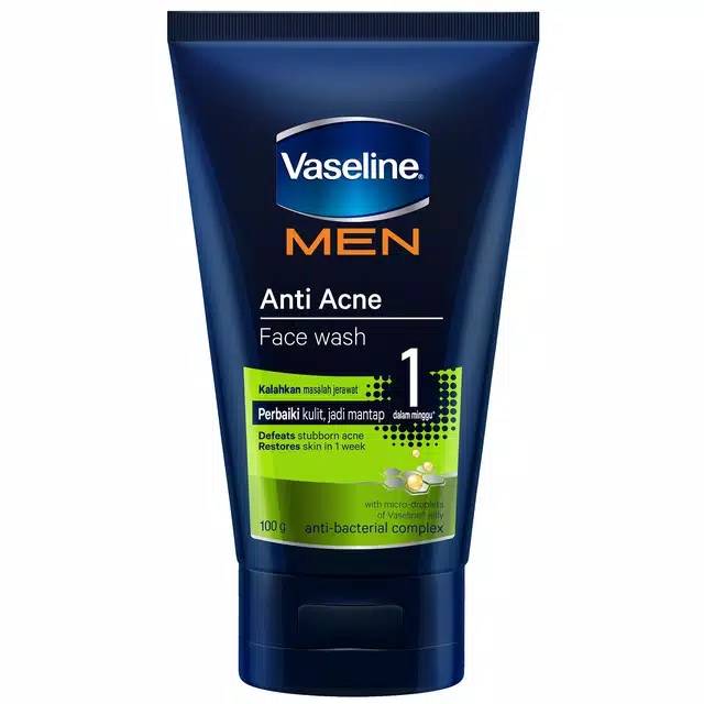 VASELINE MEN ANTI ACNE FACIAL WASH SABUN MUKA 100ML