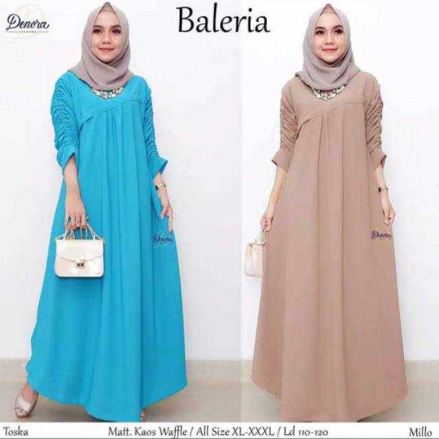 Baju Gamis Polos Modern Remaja