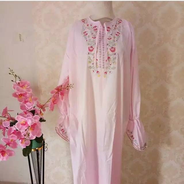 Mukena abaya katun bordir