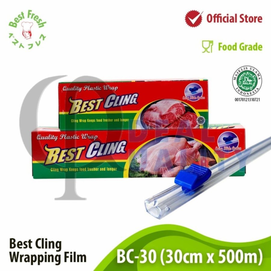 Best Fresh Cling Wrapping Plastik Film 30 cm x 500 m BC 30