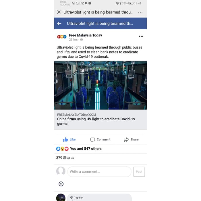 Cintramelin - Virus Killer Uv Sterilizer Lamp- Sterilisasi Uv Pembunuh Virus---Ozon