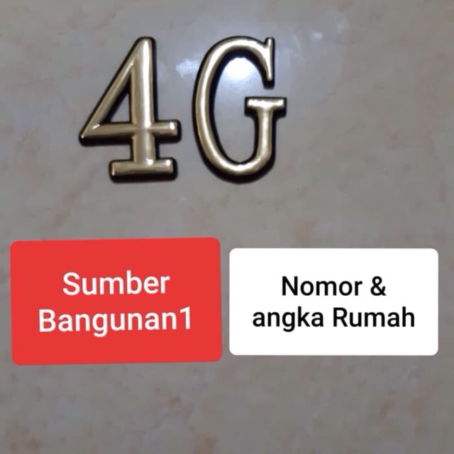 

[ Obral Murah ] Angka Huruf Nomor Rumah tinggal tempel