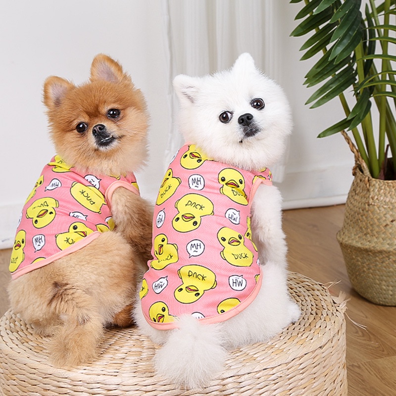 Piyama Katun Anjing Kostum Puppy Clothing Baju Teddy Cat