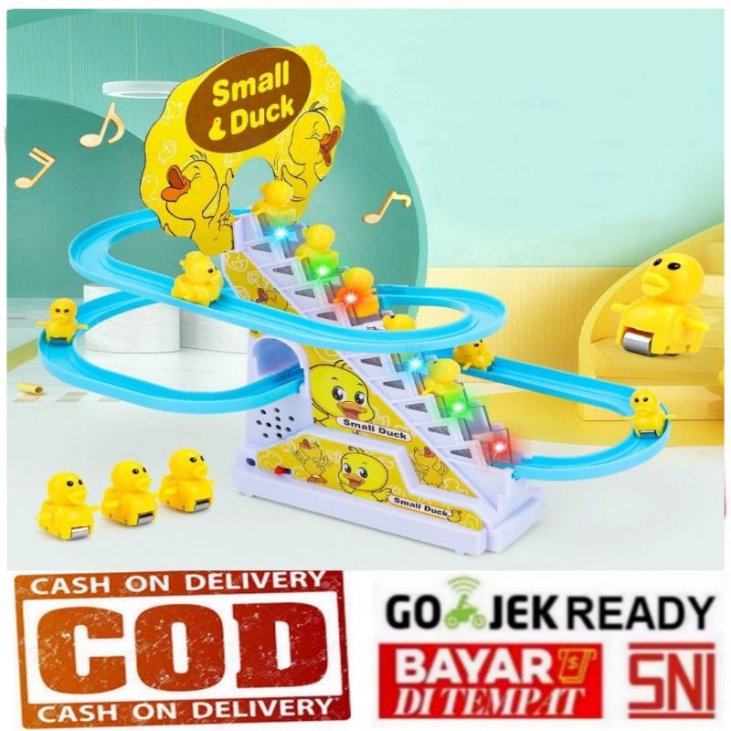 MAINAN TRACK TANGGA BEBEK SMALL DUCK BEBEK seluncur Bebek Mainan bayi