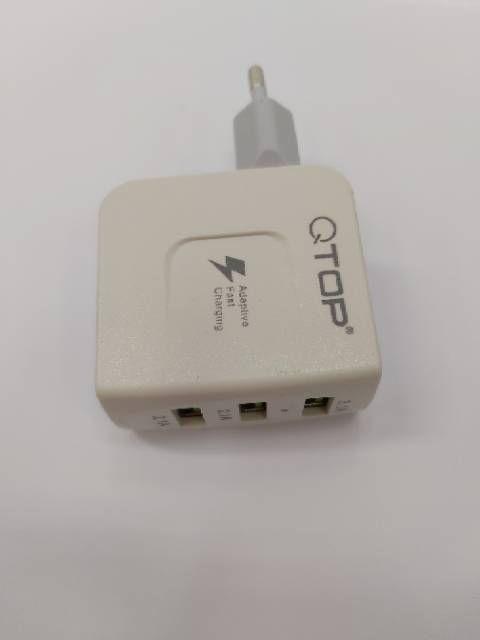 Adaptor Charger Q-TOP 3 USB Fast Power 4.2A