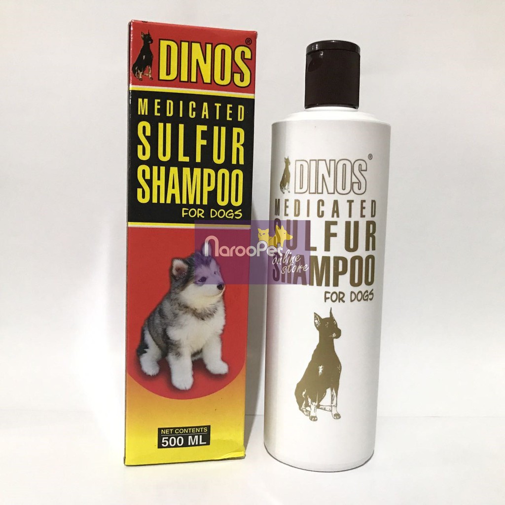 Jual Shampoo Anjing Dinos Medicated Sulfur Shampoo 500ml Indonesia Shopee Indonesia