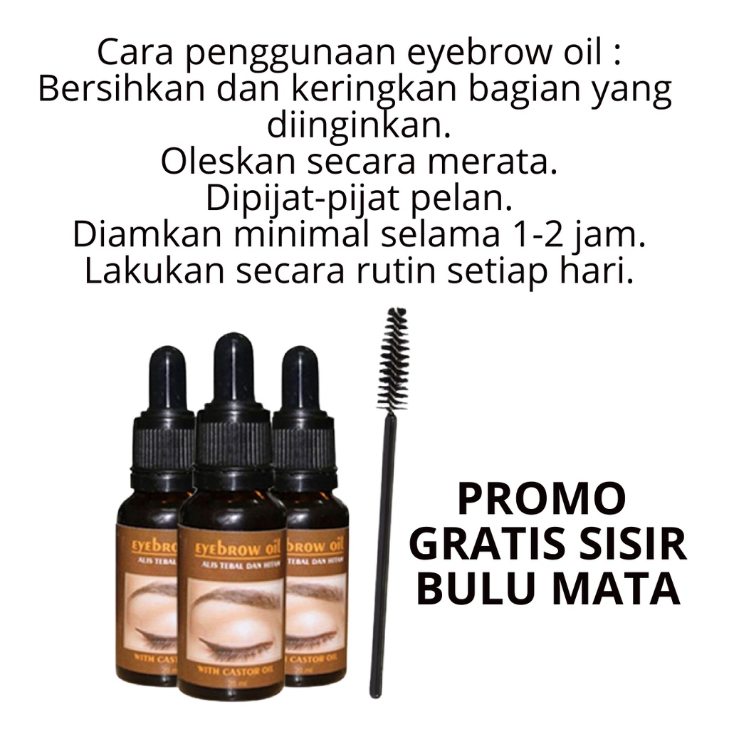 Penumbuh Alis Tebal Cepat Wanita // Pelebat Bulu Mata Dan Alis / Penumbuh Bulu Mata Dan Alis Permanen / Penumbuh Bulu Mata Dan Alis // Penebal Alis Dan Bulu Mata // Eyebrow Oil Asli Original // Serum Bulu Mata Dan Alis // Serum Penumbuh Alis Dan Bulu Mata