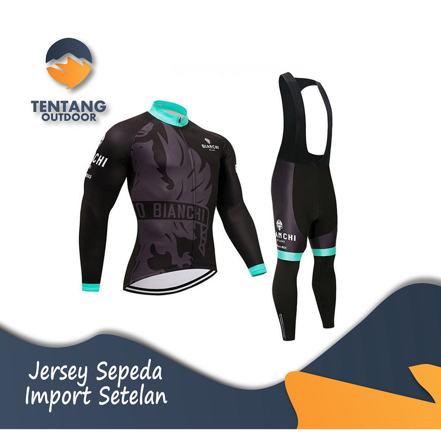 Jersey Sepeda Import  Celana BIB Setelan Jersey Celana Panjang
