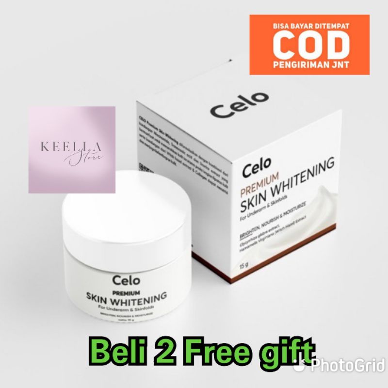 Celo Premium Skin Whitening pemutih ketiak lipatan hitam