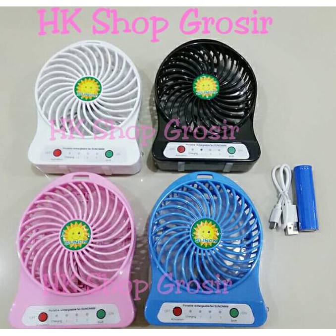 Kipas Angin Mini Charger F95B ( Recharger ) Baterai 18650 Li-ion ORIGINAL