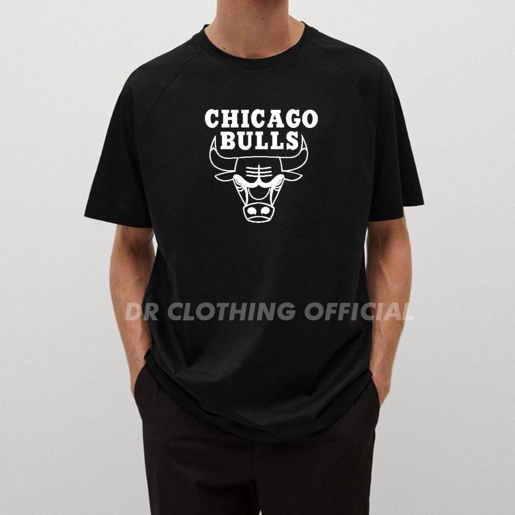 Tshirt Chicago Bulls - Kaos Chicago Bulls - Kaos Cotton Combed 30s - Tshirt Bulls Premium - Baju Kao