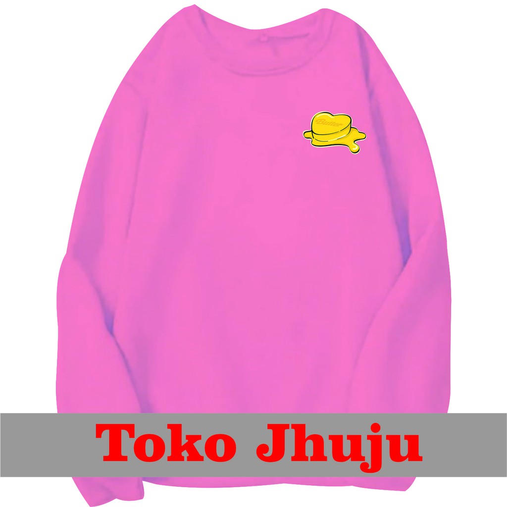 ( Versi ) Sweater BTS J Hope Butter Logo printing