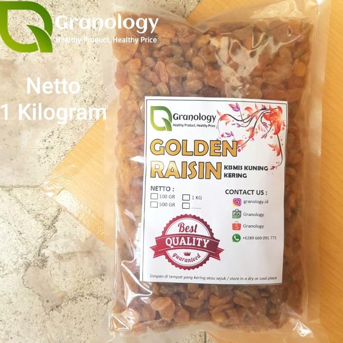 

Kismis Kuning Kering / Golden Raisin (1 kilogram) by Granology