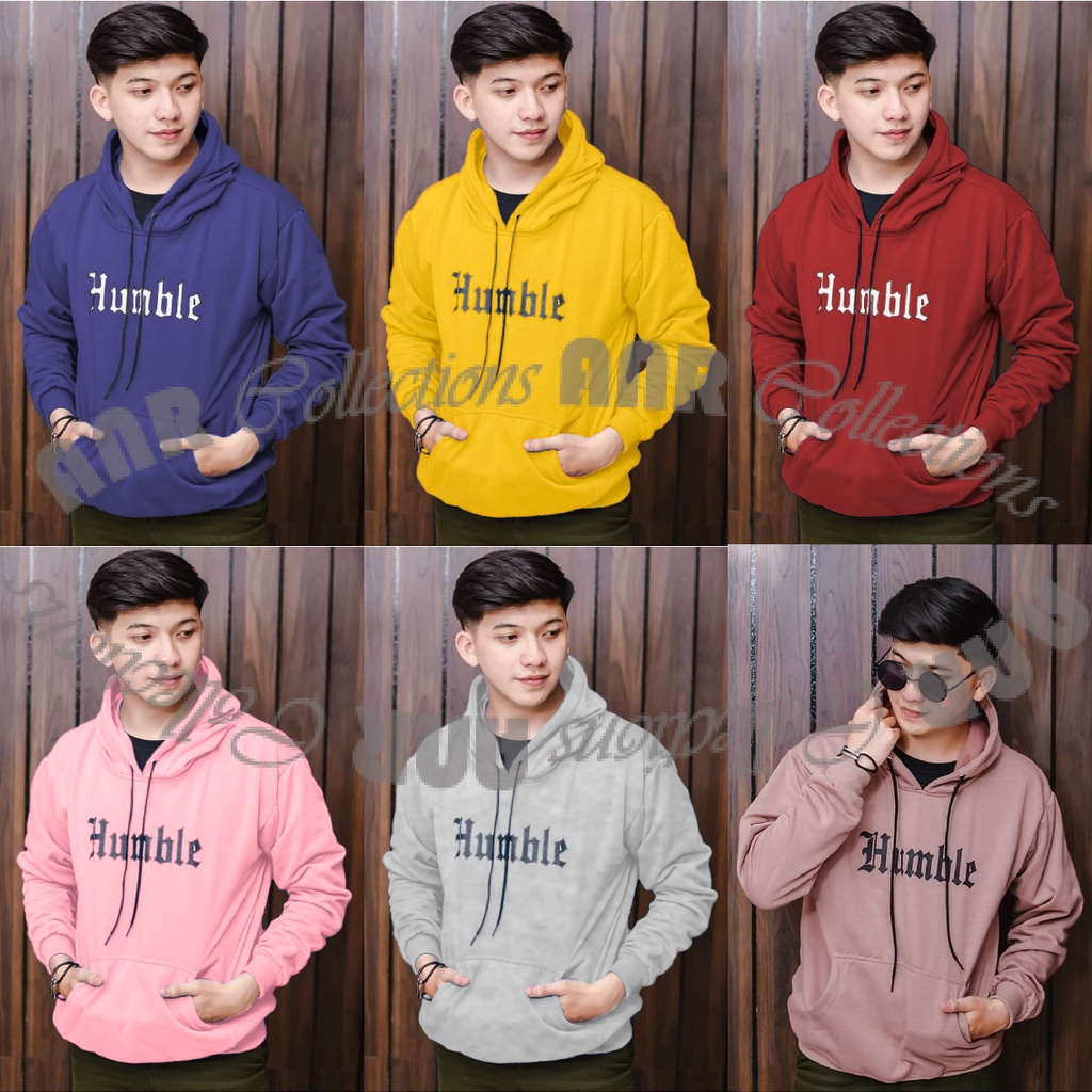 Humble Hoodie Pria - Jaket Hoodie Jumper Humble Polos - Bahan Fleece