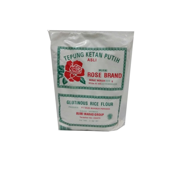 

Ketan-Beras-Tepung- Tepung Ketan Putih Rose Brand 500 Gr -Tepung-Beras-Ketan.