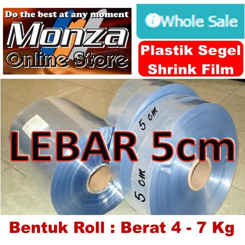 

PLASTIK SEGEL 5CM x 50M ( Shrink Film ) EXCLUSIVE