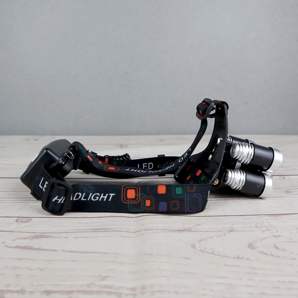 TaffLED Headlamp Cree XM-L 1T6+4XPE 16000 Lumens - LDL5T - Black