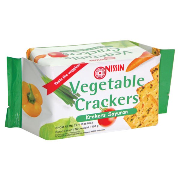 

Nissin Vegetable Crackers 150Gr