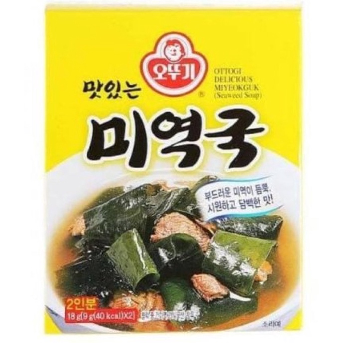 

Ottogi Delicious Miyeokguk 18gr Box - Seaweed Soup Rumput Laut include