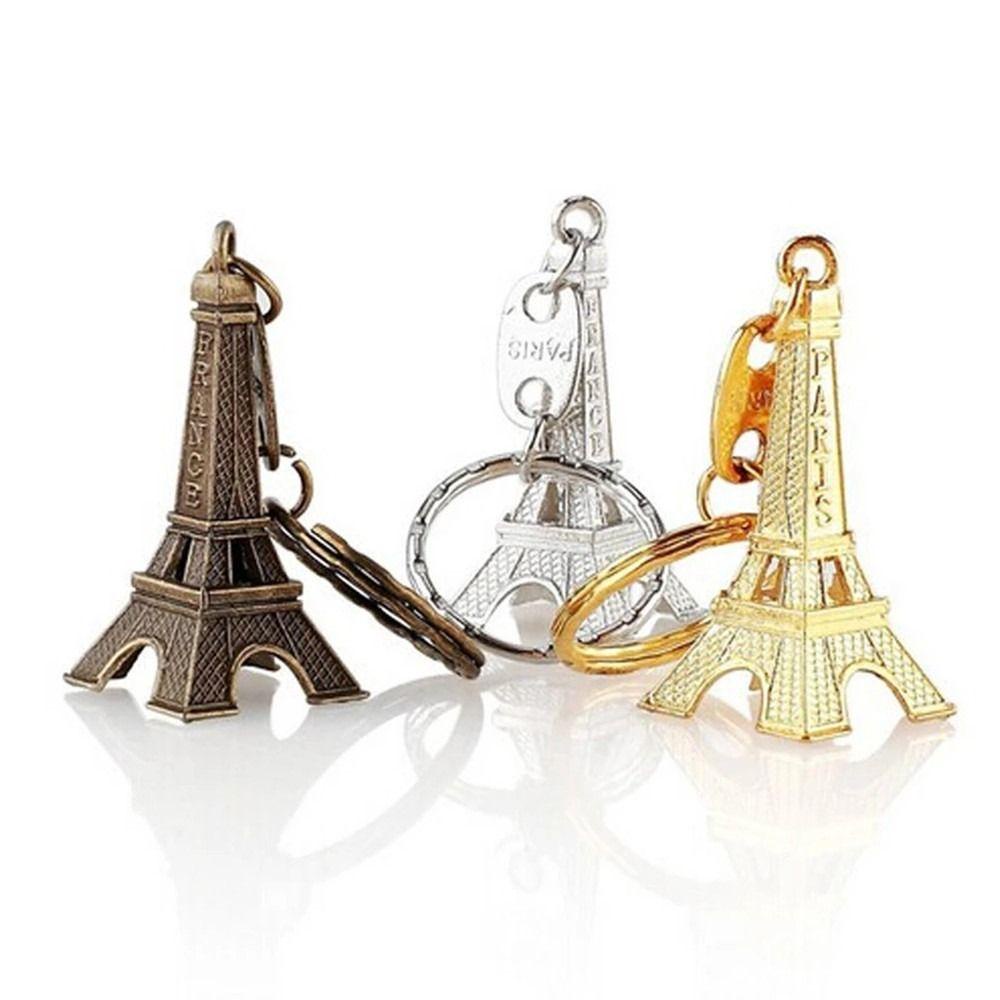 Needway   Gantungan Kunci Menara Eiffel Gadget Pernak Pernik Fashion Hadiah Natal Souvenir Gantungan Kunci Mobil Metal Model Menara Eiffel