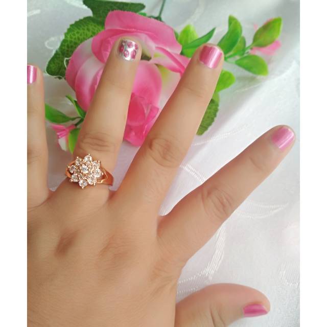 Cincin replika berlian asli mewah dan murah