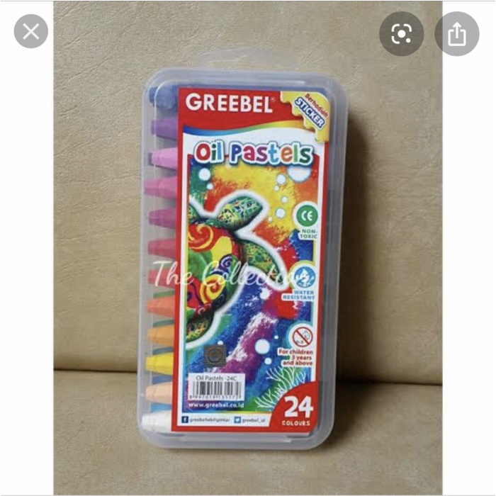 

PASTEL-DRY-OIL- CRAYON GREEBEL 24 WARNA OIL PASTEL -OIL-DRY-PASTEL.