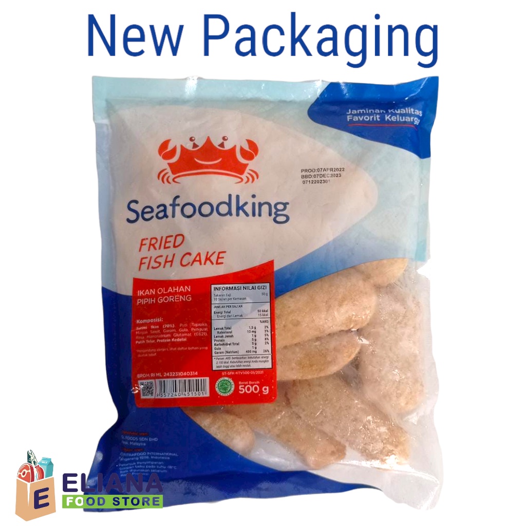 

SEAFOODKING FRIED FISH CAKE 500 GR