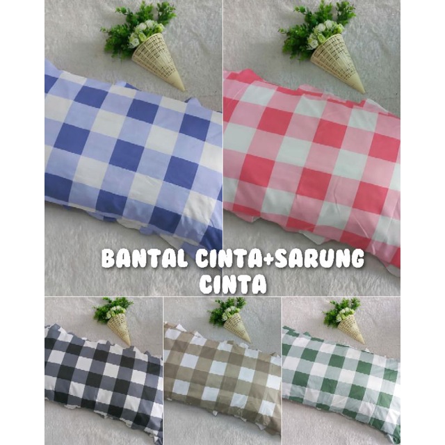 Bantal cinta astetic+sarung cinta