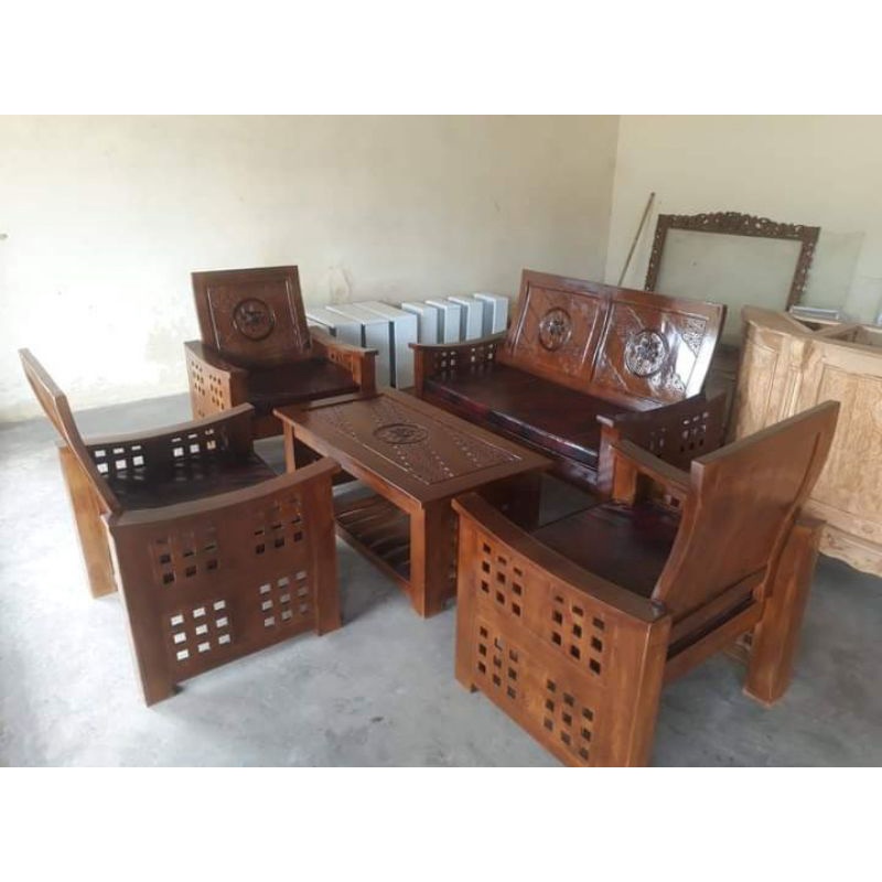 PROMO KURSI TAMU MINIMALIS JOKOWI KAYU JATI | KURSI TAMU JOKOWI FURNITURE JATI | KURSI TAMU MINIMALI