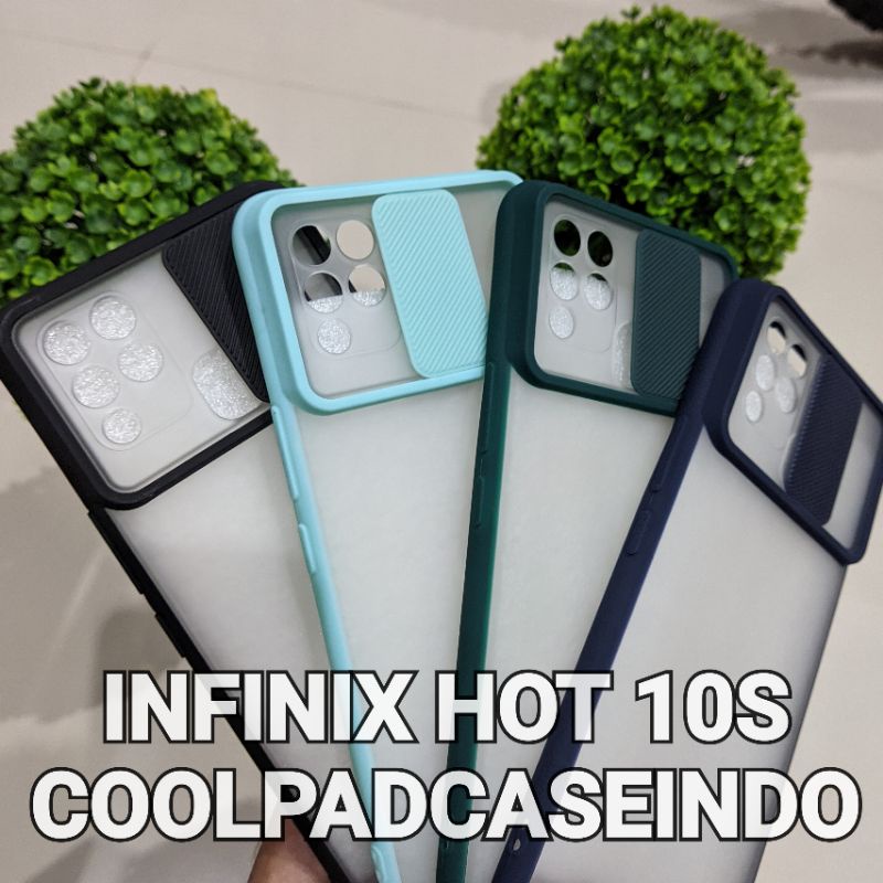 Soft Case Infinix Hot 10S Sliding Case Slide Camera Protection