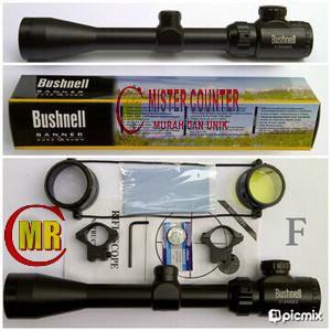 TELESKOP   TELESCOPE BUSHNELL 3 9X40 RGB   BUSHNEL 3 9X40RGB   RIFLESCOPE   KEKERAN   SENAPAN ANGIN