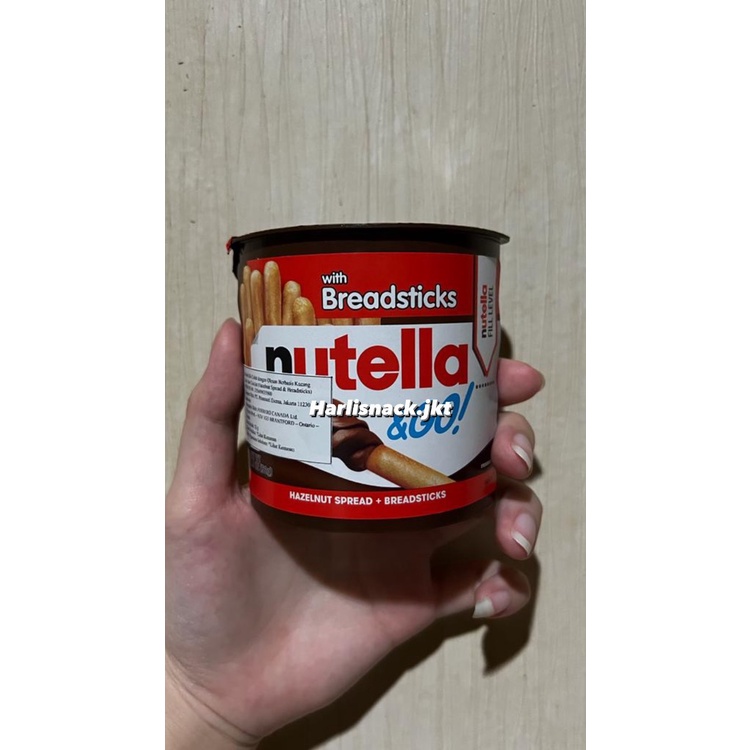 

NUTELLA & GO WITH BREADSTICKS / WITH PRETZEL STICKS-NUTELLA GO