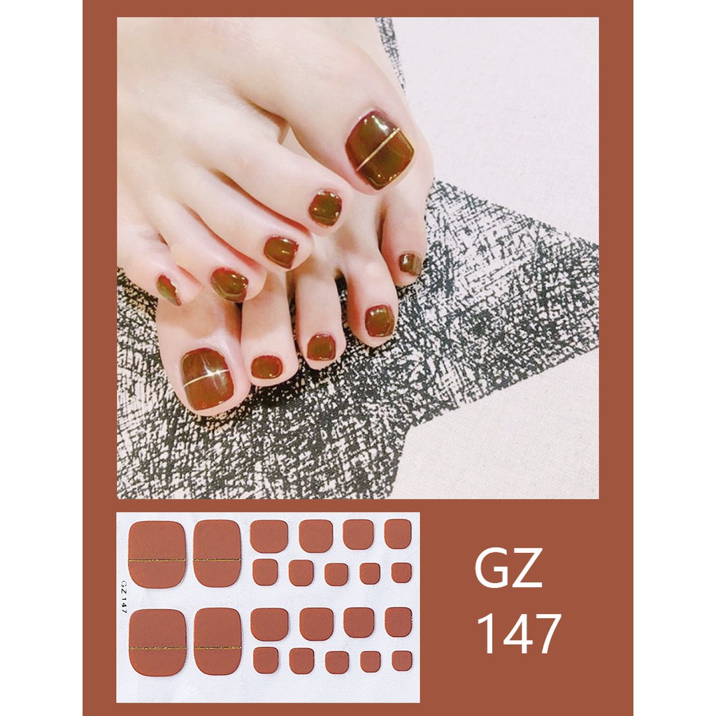 Gz066-081 Stiker Kuku Palsu 3D Bahan Akrilik Untuk Nail Art