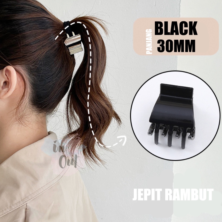 JEPITAN RAMBUT SIMPLE METAL KOREAN HAIR CLAW / JEPIT RAMBUT KECIL KOREA SILVER GOLD BESI ACC19