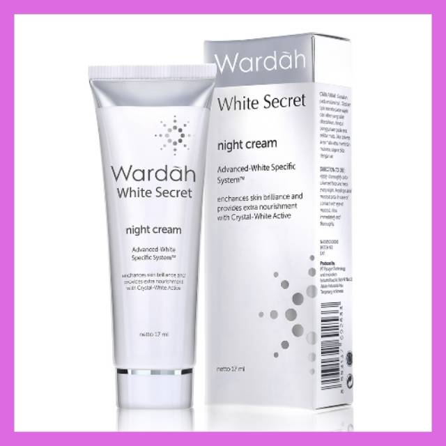 Wardah white secret day &amp; night cream