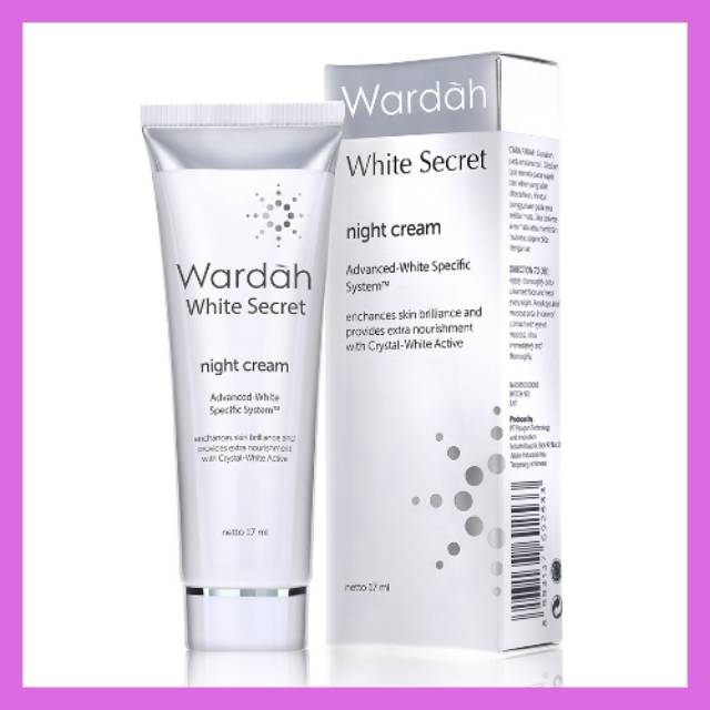 Wardah white secret day &amp; night cream