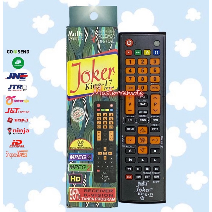 Remot Remote Receiver / Parabola Multi Hd Mpeg4 Joker King 17 #98