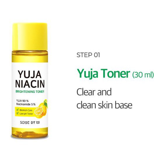 Somebymi Yuja Niacin Brightening TONER 30ml Some By Mi MIni Size