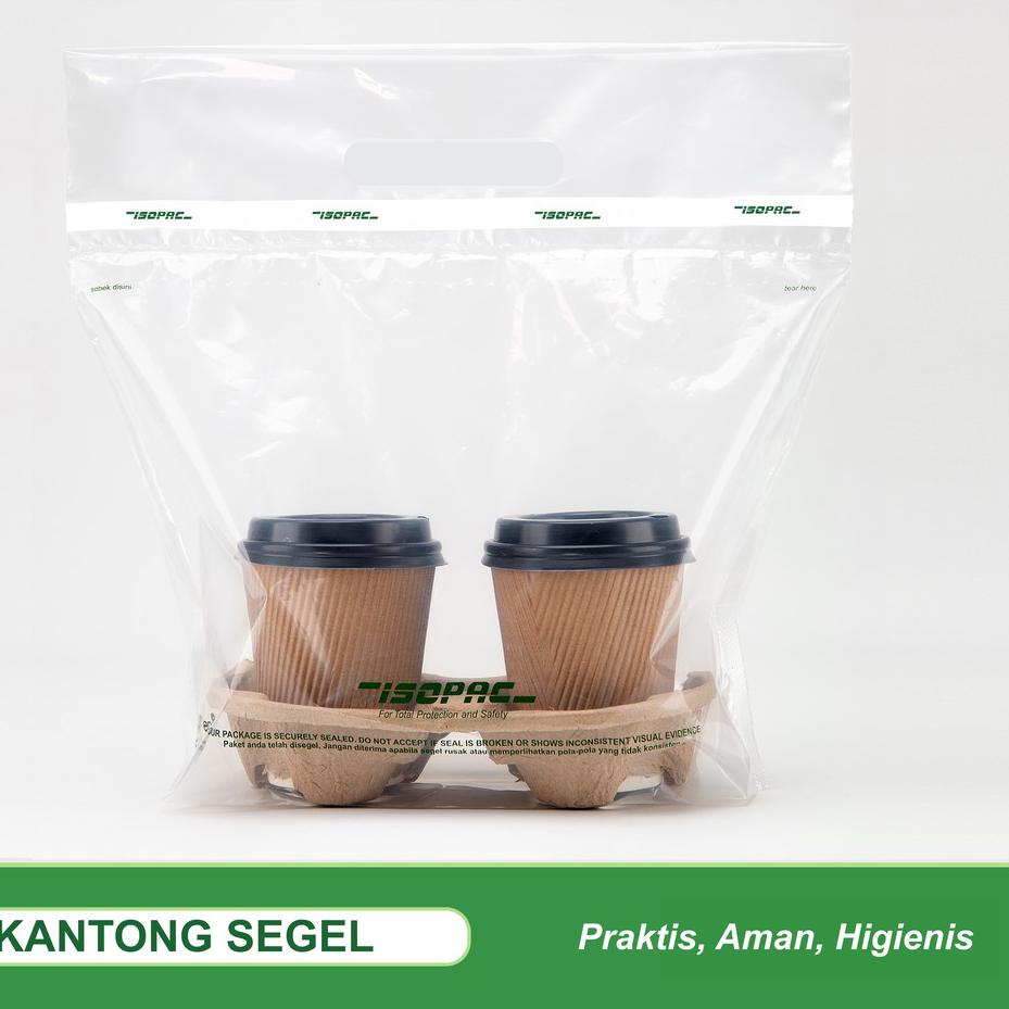 

[PRODUK V9NOB] Kantong Bersegel ISOPAC ( 1 Pack isi 50pcs ) Kemasan Plastik - Delivery Bag - Plastik segel C80