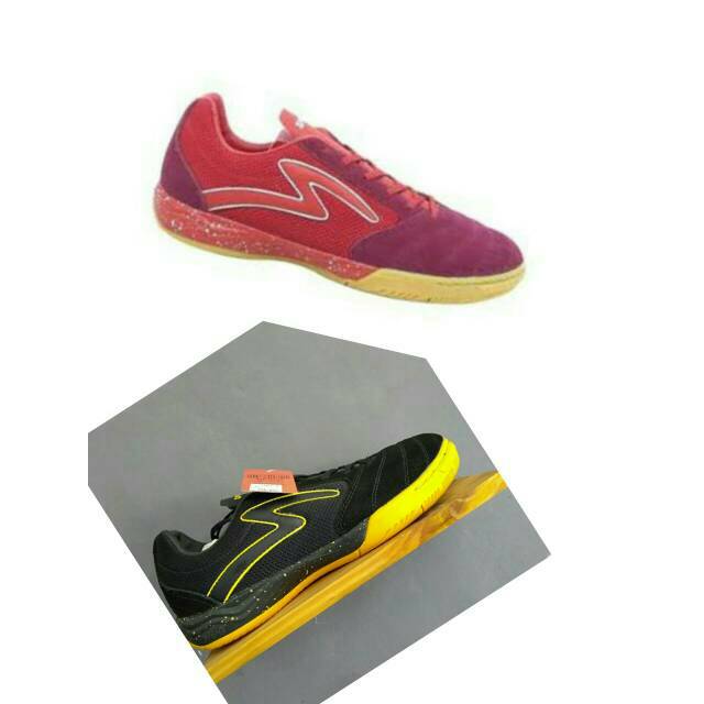 Sepatu futsal specs metasala rival - black/yellow.,chesnut red