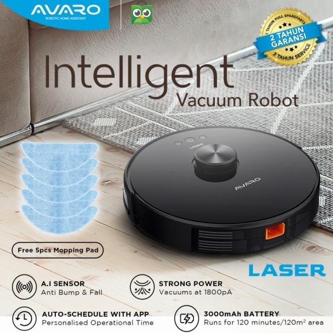 F|847 AVARO LASER - ROBOT VACUUM CLEANER GARANSI RESMI FDFC64654E