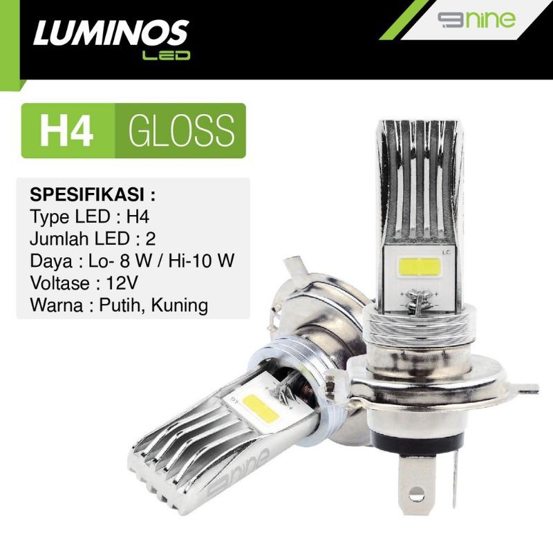 Jual Lampu Led Motor Original Nine Luminos H Hs Chip Cob Ac Dc Sisi Shopee Indonesia