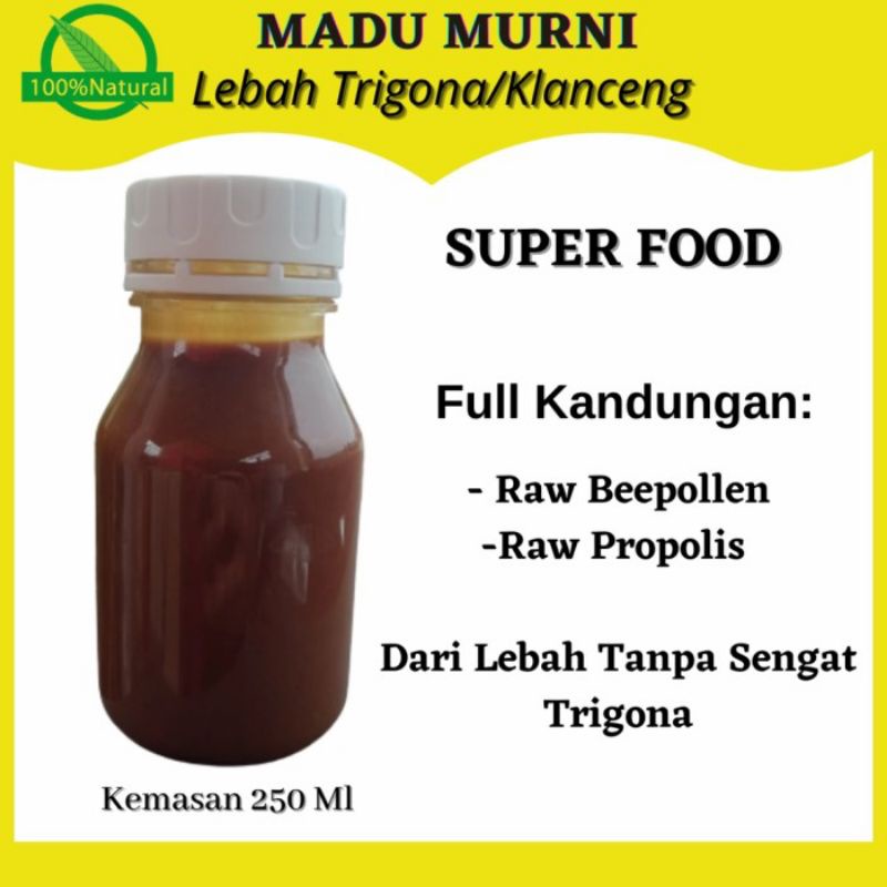 

Madu Beepollen - Madu Trigona 100% Asli Raw honey 250 ml