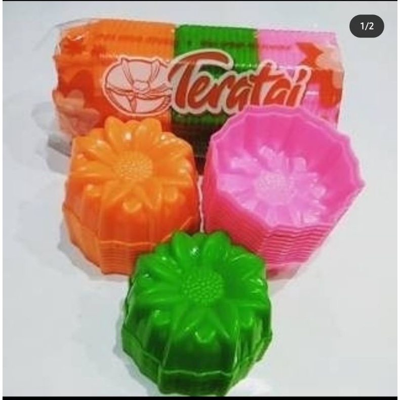 cetakan teratai isi 12 pcs