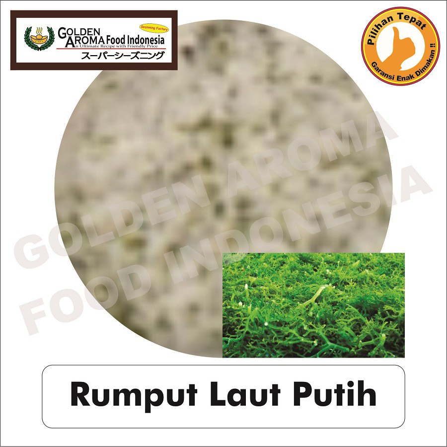 

bumbu tabur rumput laut putih seaweed nori 100Gr enak, murah, halal