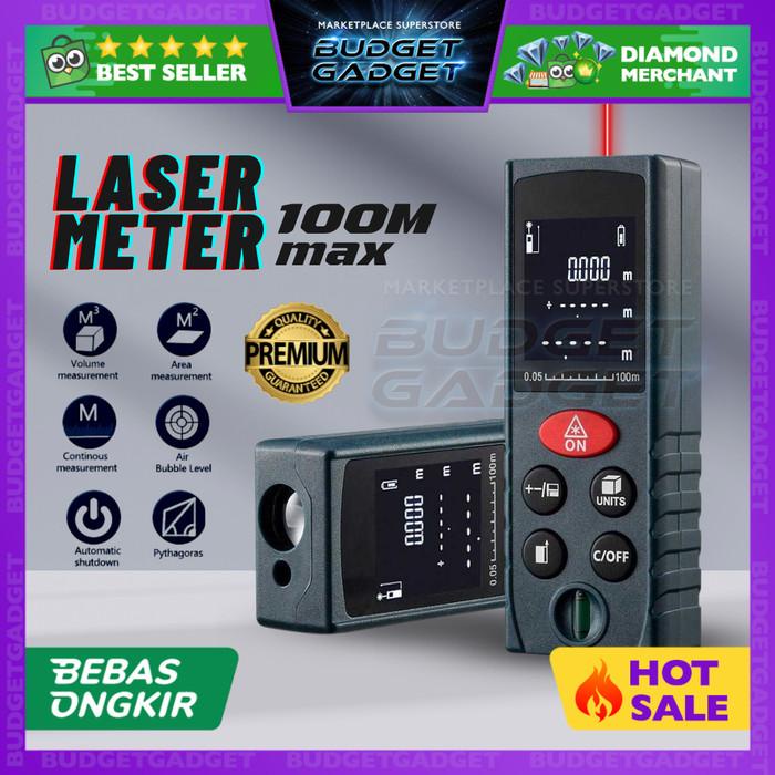 Pengukur Jarak Laser Distance Meter 100M - Kxl-D100