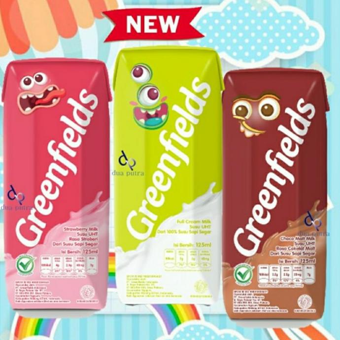 

BISA COD Greenfields MILK 125 / susu greenfields 125 ISI 40 - FULL CREAM