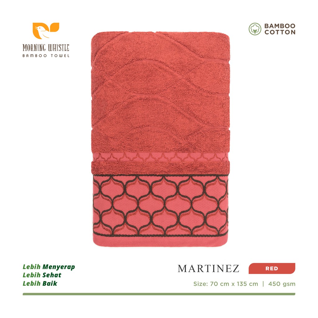 MWB Morning Whistle Bamboo Martinez Handuk Mandi Dewasa 70 x 135 cm