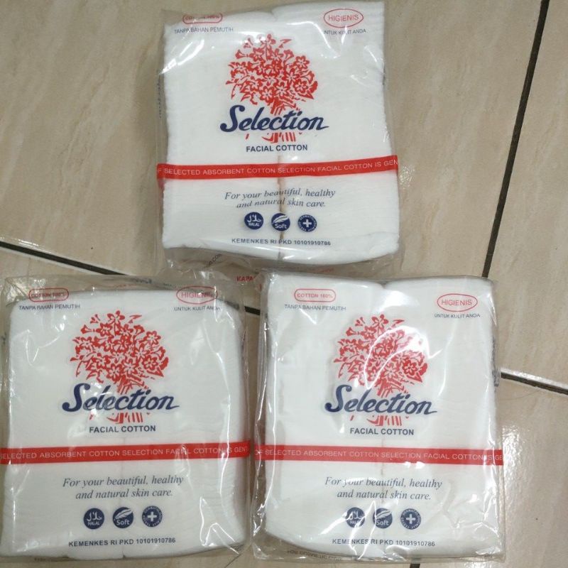 Selection Facial Cotton / Kapas perawatan kecantikan